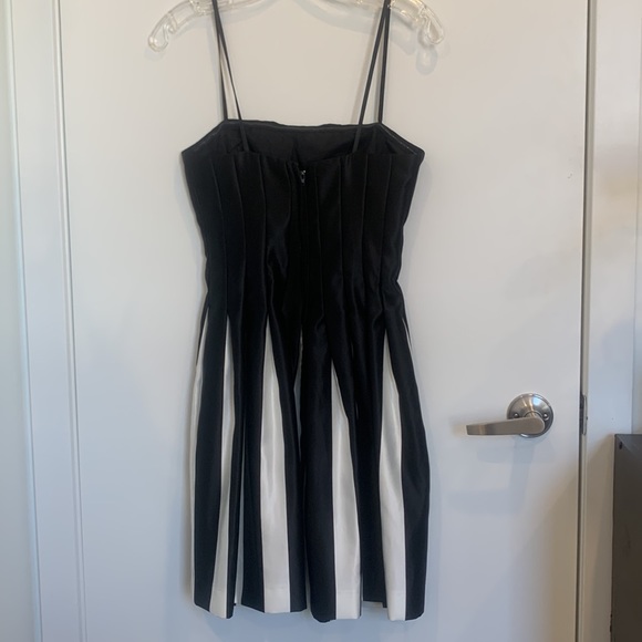 BCBGMAXAZRIA Sleeveless Pleated Dress - Picture 4 of 12
